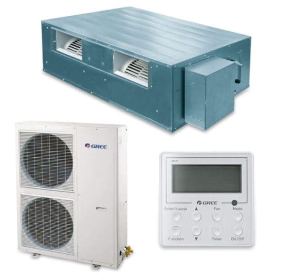 GREE Concealed Ducted AC 5 Ton | Inverter |GUD60PHS1/B-S(S) / GUTD60W1/NhB-S(S)